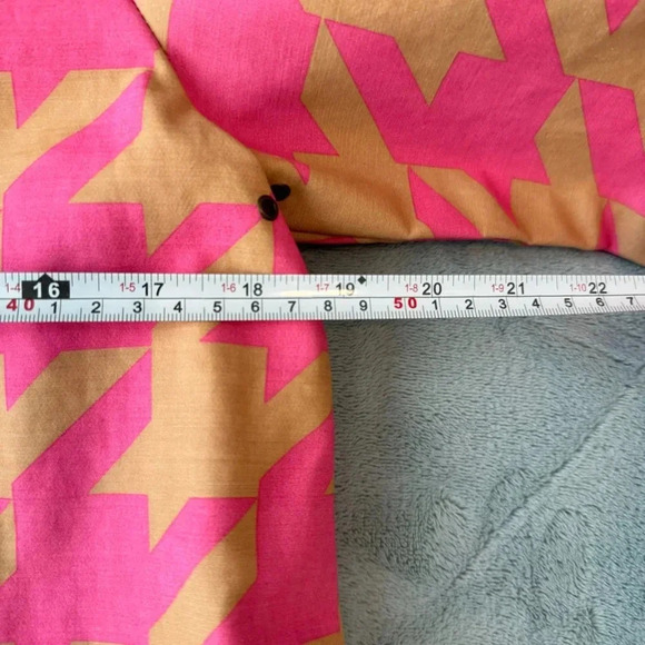 Isaac Mizrahi Target 20th Anniversary Pink/Beige Houndstooth Jacket Size Small - Picture 5 of 6